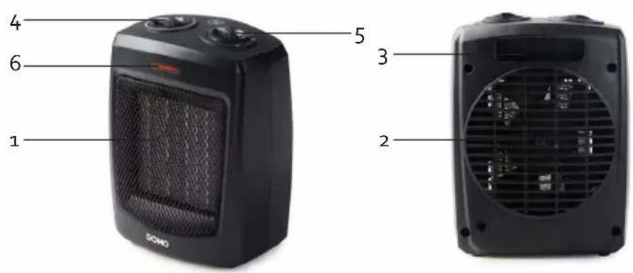 DOMO DO7329H - PARTS - 1