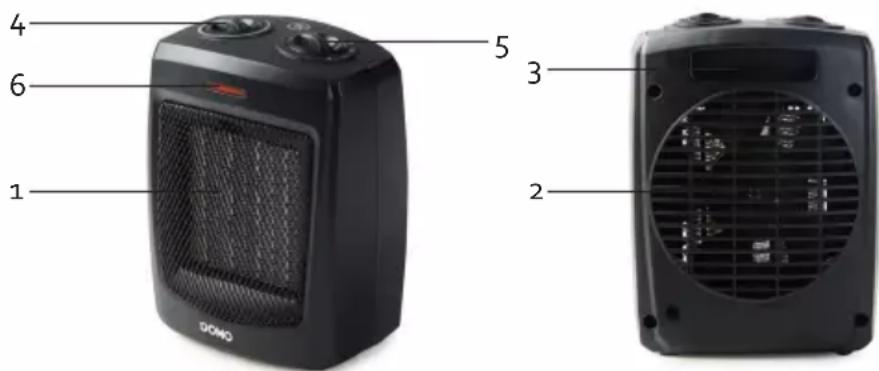 DOMO DO7329H - PIEZAS - 1