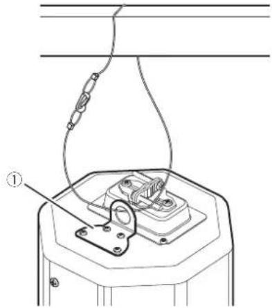PIONEER CM-C56T - Fixation du câble anti-chute - 1