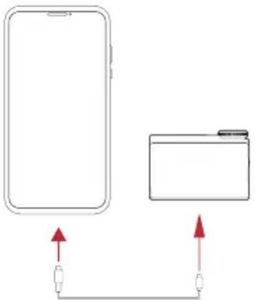 Hollyland Lark Max - Collegamento del ricevitore a un telefono Android con un'interfaccia USB-C - 1