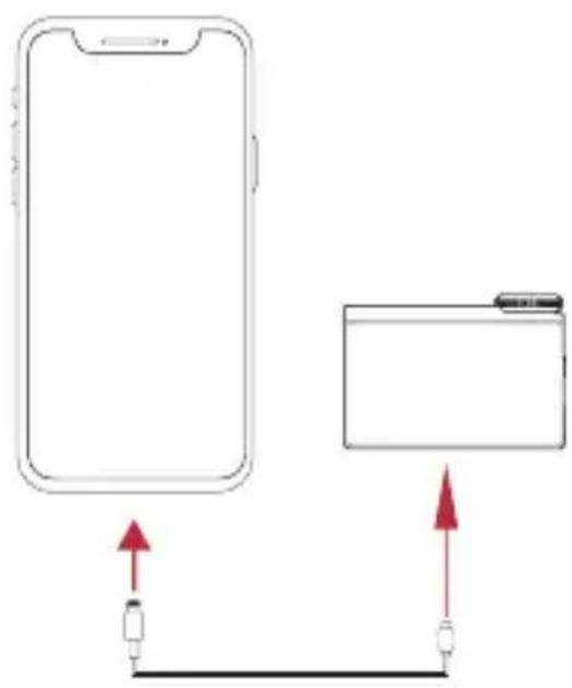 Hollyland Lark Max - Conexión del receptor a un iPhone - 1
