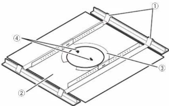 PIONEER CM-C54T - Установка плоских кронштейнов и С-образного кольца - 1