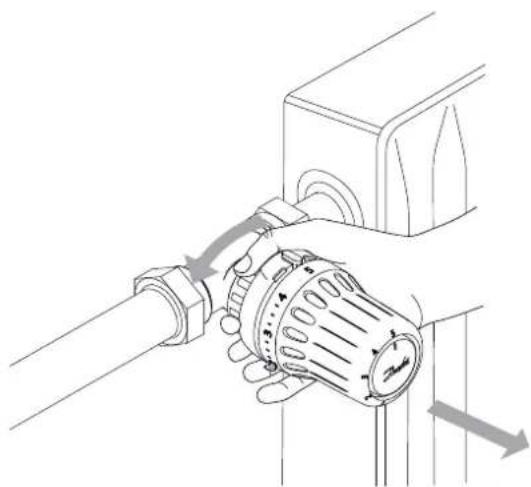 DANFOSS React RA click - thermostatic sensors series - 9