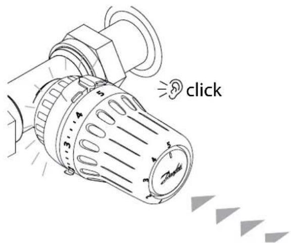 DANFOSS React RA click - thermostatic sensors series - 5