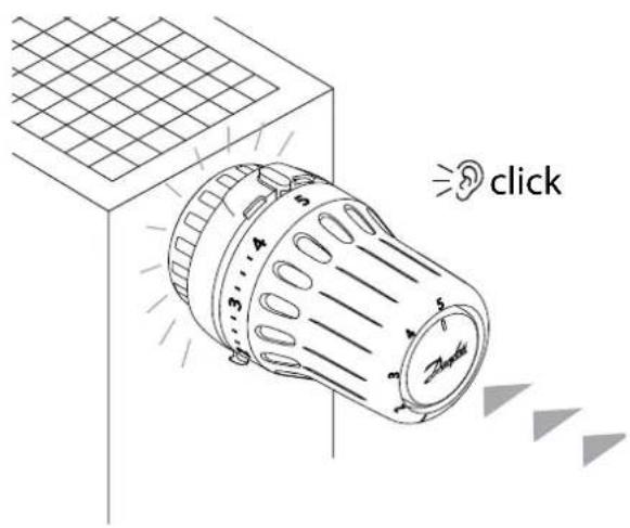 DANFOSS React RA click - thermostatic sensors series - 8