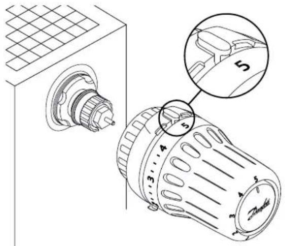 DANFOSS React RA click - thermostatic sensors series - 7