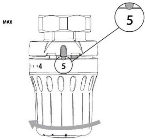 DANFOSS React M30x1.5 - Temperature Limitation | Temperaturbegrenzung | Limite de température | Limitación de temperatura (MAXIMUM) - 2