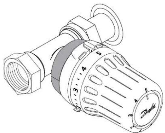 DANFOSS React M30x1.5 - Theft protection | Diebstahlschutz | Protection contre le vol | Proteccion contra robo - 2