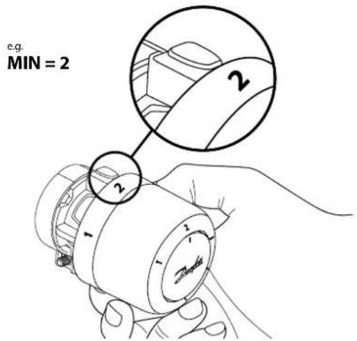 DANFOSS Aero RA/VL - Temperature Limitation | Temperaturbegrenzung | Limite de température | Limitación de temperatura (MAXIMUM) - 8