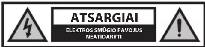 ATSARGIAI ELEKTROS SMÜGIO PAVOJUS NEATIDARYTI