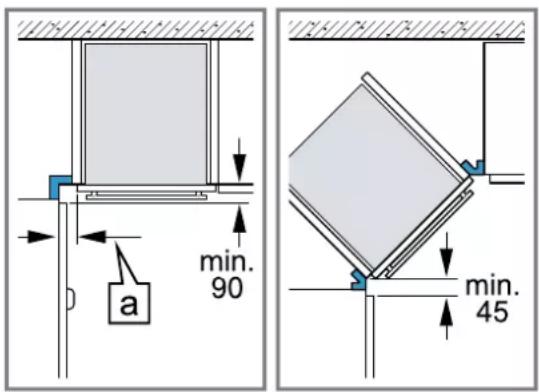 BOSCH HBG7341B1 - Installation dans un angle - 1