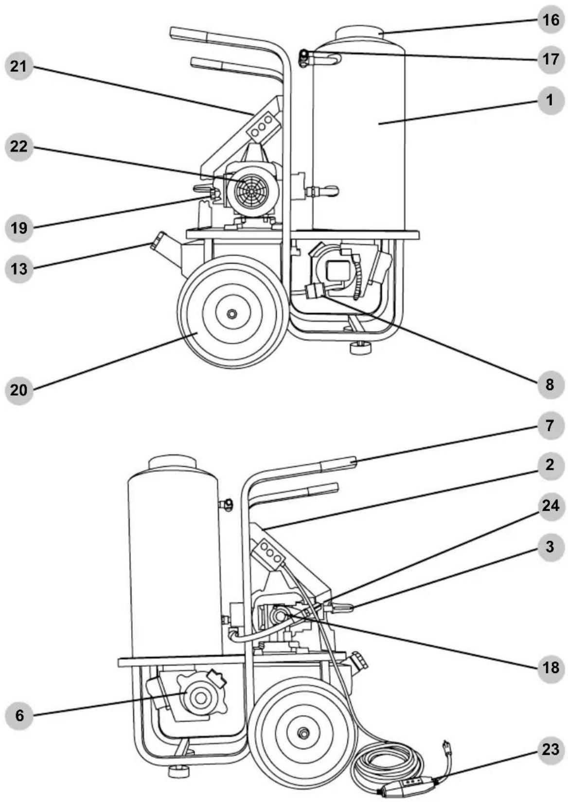 Simpson Super Brute SB3555 - Instalación de boquillas - 3