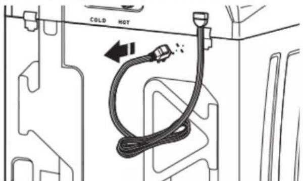 WHIRLPOOL WTW4957PW - Libérer le cordon d'alimentation - 1