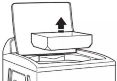 WHIRLPOOL WTW4957PW - Remove packaging material from inside washer - 1
