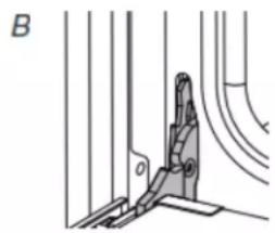 WHIRLPOOL WOES7030PZ - Réinstallation de la/des porte(s) du four - 5