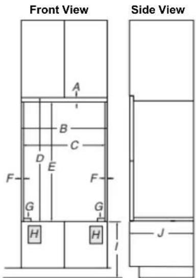 WHIRLPOOL WOES7030PZ - Double Ovens Installed in Cabinet - 1