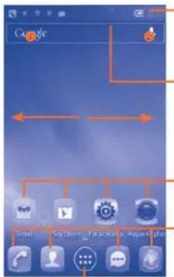 ALCATEL One Touch S'POP 4030D - Barre d'etat - 1