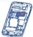 ALCATEL One Touch S'POP 4030D - Inserrer/Extraire la carte SIM - 1