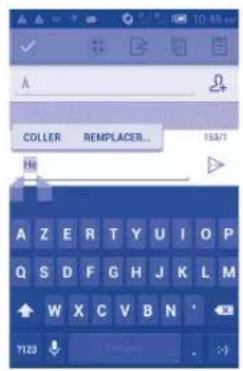 ALCATEL One Touch S'POP 4030D - You pouvez aussi insérer un nouveau texte - 1