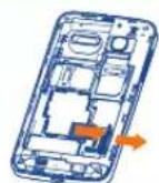 ALCATEL One Touch S'POP 4030D - Installer et extraire la batterie - 5