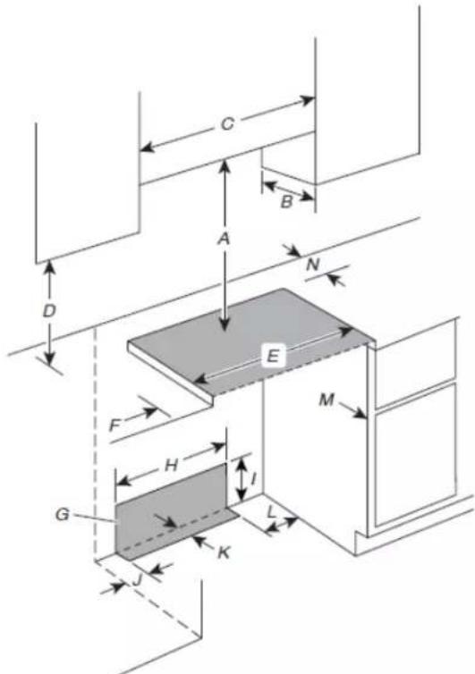 MAYTAG MGS8800PZ - Cabinet Dimensions - 1