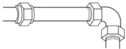 MAYTAG MGS8800PZ - Rigid pipe connection: - 1