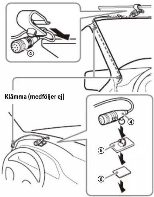 SONY XAV-AX6050 - Installeramikrofonen - 1