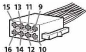 SONY XAV-AX6050 - Diagrama de conexión de la alimentación - 1