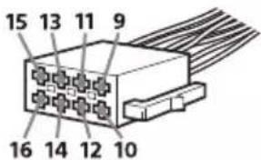 SONY XAV-AX6050 - Power connection diagram - 1