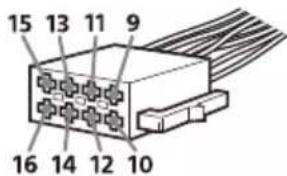 SONY XAV-AX6050 - Scheme de raccordement electrique - 1