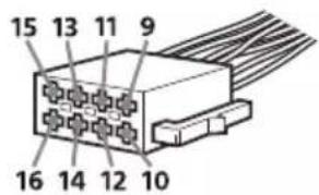 SONY XAV-AX4050 - Stromanschlussdiagramm - 1