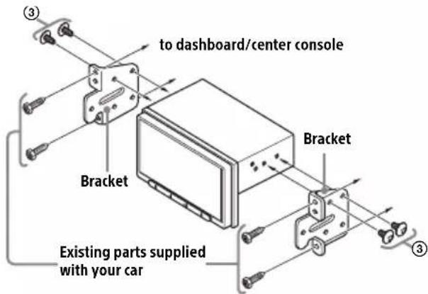 SONY XAV-AX4050 - Mounting the unit in a Japanese car - 1