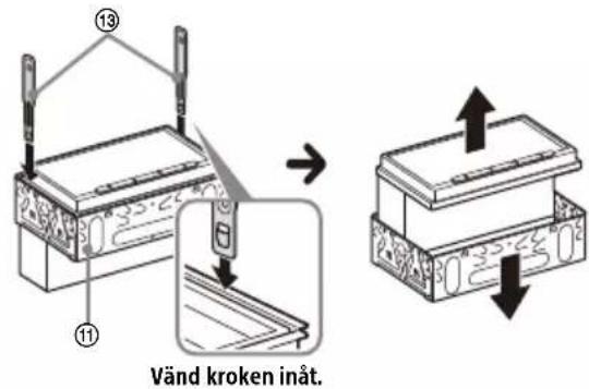 SONY XAV-AX4050 - Ta bort monteringsramen - 1