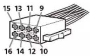SONY XAV-AX4050 - Voedingsaansluitingsschema - 1
