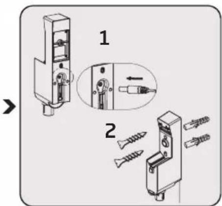 GRUNDIG VCP 9131 - Instalarea statiei mobile de incârcare - 5