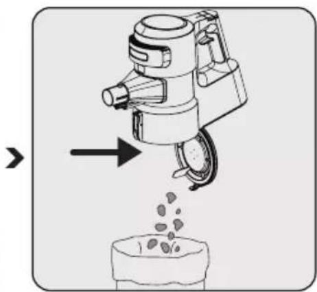 GRUNDIG VCP 9131 - Cleaning of the dust container - 3