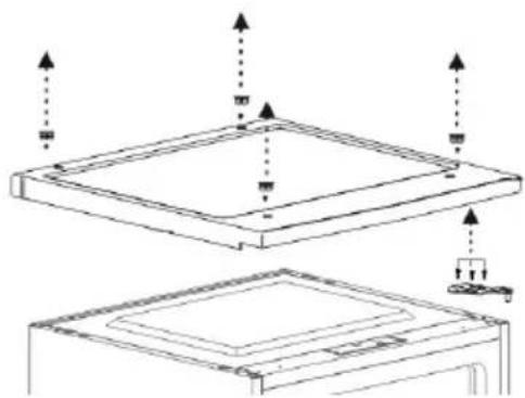 SEVERIN GS 8864 - Changing the door hinge - 1