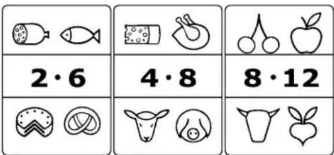 2·6 4·8 8·12