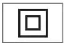 GRUNDIG 50GGU7900B - Explication des symboles qui pourraient être présents à l'arrière du téléviseur - 1
