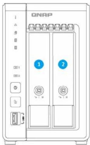 QNAP QVP-41C - Numérotation des disques - 1
