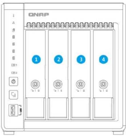 QNAP QVP-41C - Numérotation des disques - 2