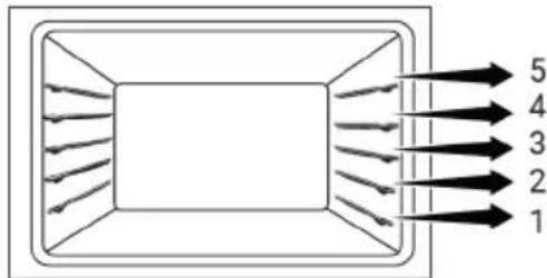 GRUNDIG GEBM11301XC - Рафтове за готвене - 2