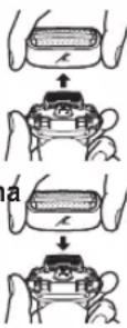 PANASONIC ES-LT4B - ▶Rimozione della sezione lamina esterna - 1