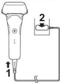 PANASONIC ES-LT4B - Tıraş makinesini şarj etme - 1