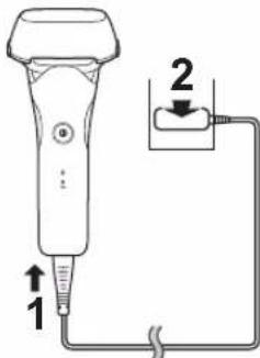PANASONIC ES-LT4B - Încărcarea aparatului de ras - 1