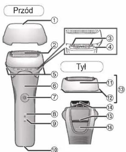 PANASONIC ES-LT4B - Dane dotyczące części - 1