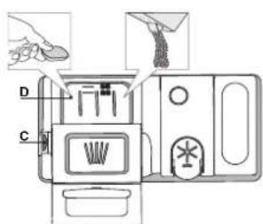 WHIRLPOOL W2I HD526 A - REMLIR LE DISTRIBUTEUR DE DÉTERGENT - 1