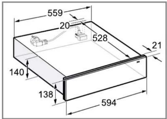 SIEMENS BI710C1B1 - Dimensions de l'appareil - 1