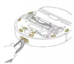 PHILIPS HomeRun 3000 Series Aqua XU3000 - Peamiste rataste ja eesmise ratta puhastamine - 2