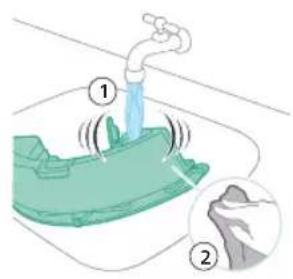 PHILIPS HomeRun 3000 Series Aqua XU3000 - Чистење на резервоарот за вода - 2